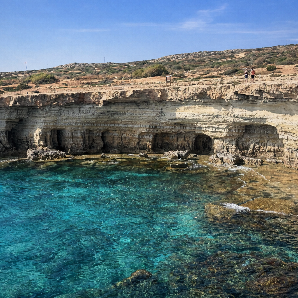 AYIA NAPA REGION: SEA CAVES & CLAY PIGEON SHOOTING ACTIVITY